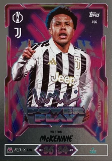 2026/27 Match Attax UCC #456 Weston McKennie - POWER PLAY SIGNATURE STYLE [Juventus]