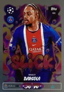 2026/27 Match Attax UCC #466 Bradley Barcola - SLICK [Paris Saint-Germain]