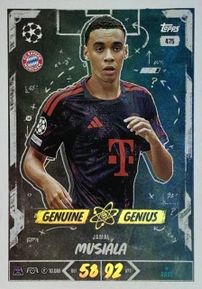 2026/27 Match Attax UCC #475 Jamal Musiala - GENUINE GENIUS [FC Bayern München]