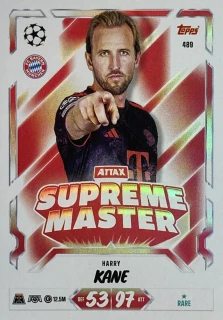 2026/27 Match Attax UCC #489 Harry Kane - ATTAX SUPREME MASTER [FC Bayern München]