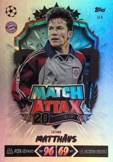 2026/27 Match Attax UCC #LE5 Lothar Matthäus - 20TH ANNIVERSARY LIMITED EDITION [FC Bayern München]