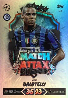 2026/27 Match Attax UCC #LE6 Mario Balotelli - 20TH ANNIVERSARY LIMITED EDITION [FC Internazionale Milano]