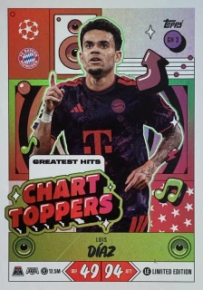 2026/27 Match Attax UCC #GH03 Luis Díaz - CHART TOPPERS [FC Bayern München]