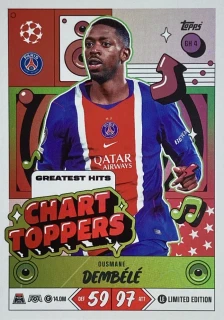 2026/27 Match Attax UCC #GH04 Ousmane Dembélé - CHART TOPPERS [Paris Saint-Germain]