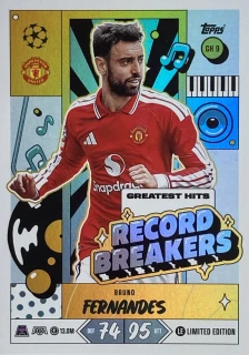 2026/27 Match Attax UCC #GH09 Bruno Fernandes - RECORD BREAKERS [Manchester United]