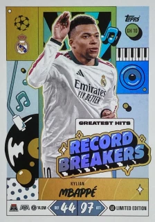 2026/27 Match Attax UCC #GH10 Kylian Mbappé - RECORD BREAKERS [Real Madrid CF]
