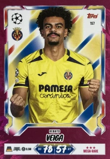 2026/27 Match Attax UCC #157 Renato Veiga - PINK [Villarreal CF]