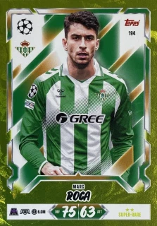 2026/27 Match Attax UCC #194 Marc Roca - YELLOW [Real Betis Balompié]