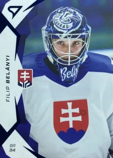 2025 Hokejové Slovensko BLUE #01 Filip Belányi