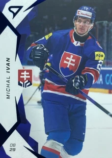 2025 Hokejové Slovensko BLUE #15 Michal Ivan