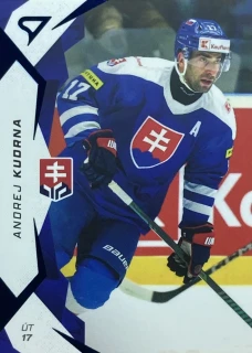 2025 Hokejové Slovensko BLUE #45 Andrej Kudrna