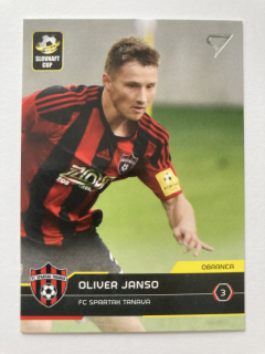 2017/18 Futbalové Slovensko #S050 Oliver Janso