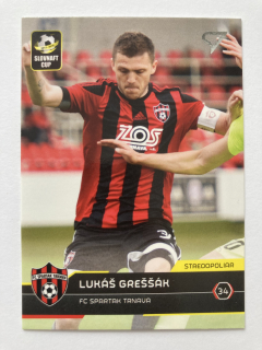 2017/18 Futbalové Slovensko #S052 Lukáš Greššák