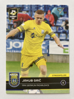 2017/18 Futbalové Slovensko #S065 Jakub Grič