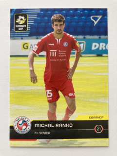 2017/18 Futbalové Slovensko #S076 Michal Ranko