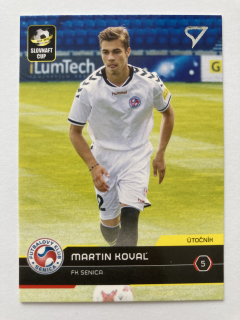 2017/18 Futbalové Slovensko #S080 Martin Kovaľ