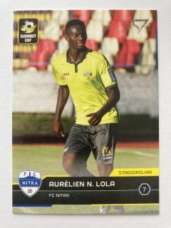 2017/18 Futbalové Slovensko #S105 Aurélien N. Lola