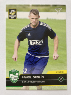 2017/18 Futbalové Slovensko #S122 Pavol Orolín