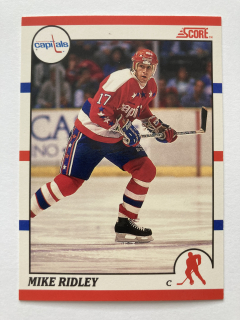 1990 SCORE Canadian #033 Mike Ridley