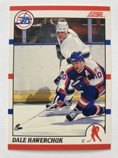 1990 SCORE Canadian #050 Dale Hawerchuk