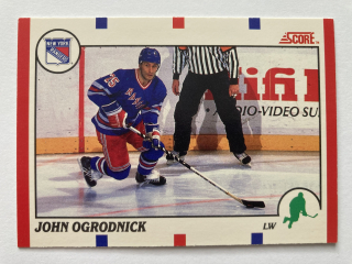 1990 SCORE Canadian #113 John Ogrodnick