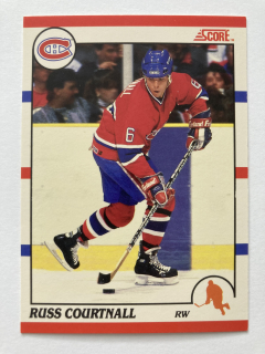 1990 SCORE Canadian #148 Russ Courtnall