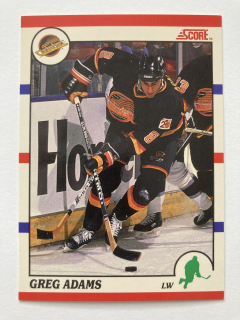 1990 SCORE Canadian #240 Greg Adams