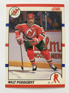 1990 SCORE Canadian #278 Walt Poddubny