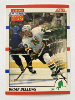 1990 SCORE Canadian #322 Brian Bellows - 1990 ALL-STAR SECOND TEAM