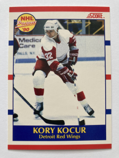 1990 SCORE Canadian #384 Kory Kocur - PROSPECT '90