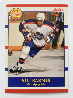 1990 SCORE Canadian #391 Stu Barnes - PROSPECT '90