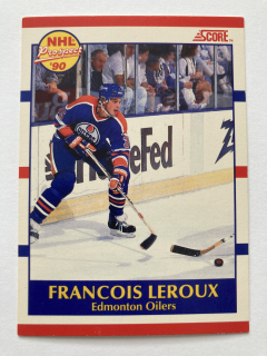 1990 SCORE Canadian #393 Francois Leroux - PROSPECT '90