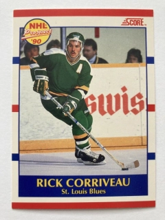1990 SCORE Canadian #396 Rick Corriveau - PROSPECT '90