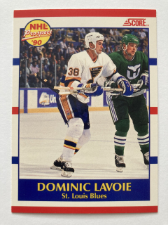 1990 SCORE Canadian #416 Dominic Lavoie - PROSPECT '90