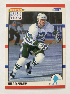1990 SCORE American #325 Brad Shaw - 1990 ALL-ROOKIE TEAM