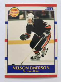 1990 SCORE American #383 Nelson Emerson - PROSPECT '90