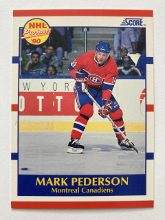 1990 SCORE American #387 Mark Pederson - PROSPECT '90