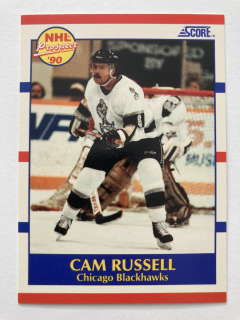 1990 SCORE American #408 Cam Russell - PROSPECT '90