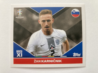 2024 EURO Stickers #SVN TOP 1 Žan Karničnik