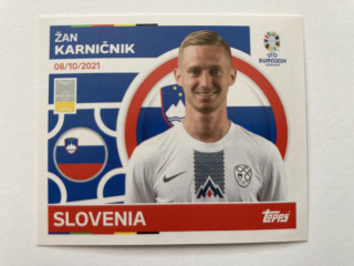 2024 EURO Stickers #SVN 7 Žan Karničnik