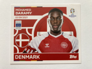 2024 EURO Stickers #DEN 15 Mohamed Daramy