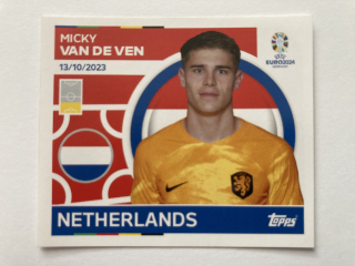2024 EURO Stickers #NED 6 Micky Van De Ven