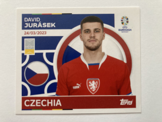 2024 EURO Stickers #CZE 5 David Jurásek