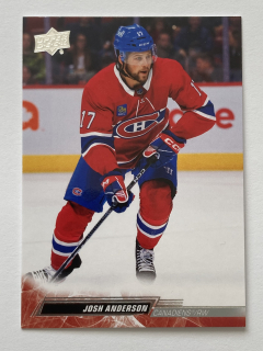 2022-23 UD Series 2 #349 Josh Anderson