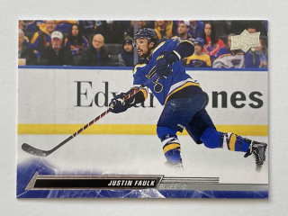 2022-23 UD Series 1 #158 Justin Faulk