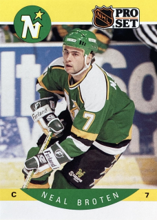 1990-91 ProSet #132 Neal Broten