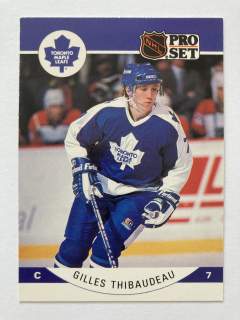 1990-91 ProSet #290 Gilles Thibaudeau