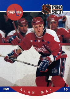 1990-91 ProSet #317 Alan May