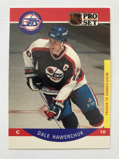 1990-91 ProSet #330 Dale Hawerchuk