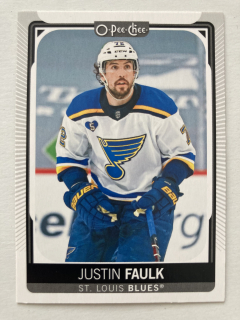 2021-22 O-Pee-Chee #425 Justin Faulk
